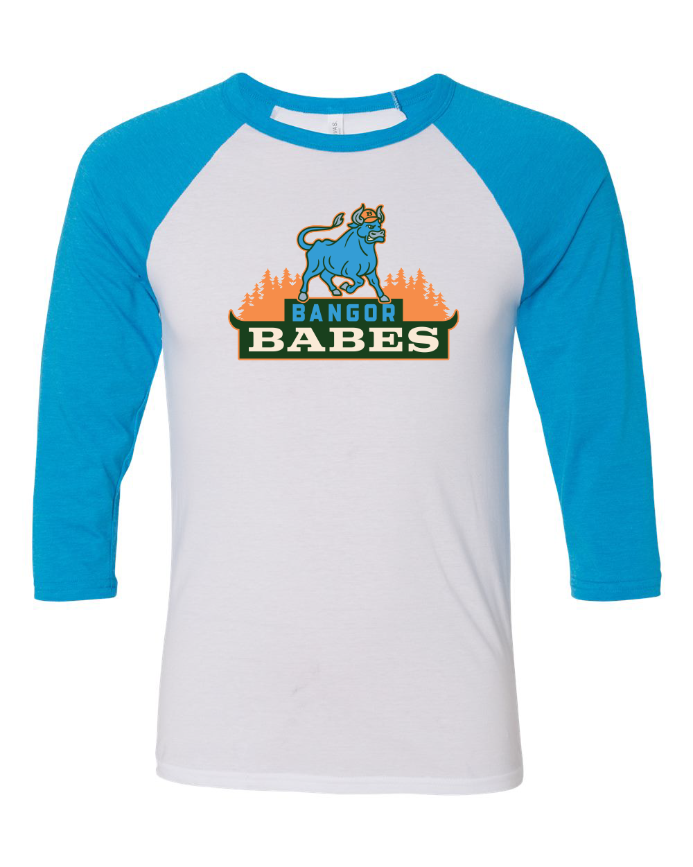 Bangor Babes Three-Quarter Sleeve Baseball Tee